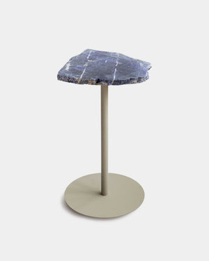Mesa Lateral Pedra Sodalita 57cm