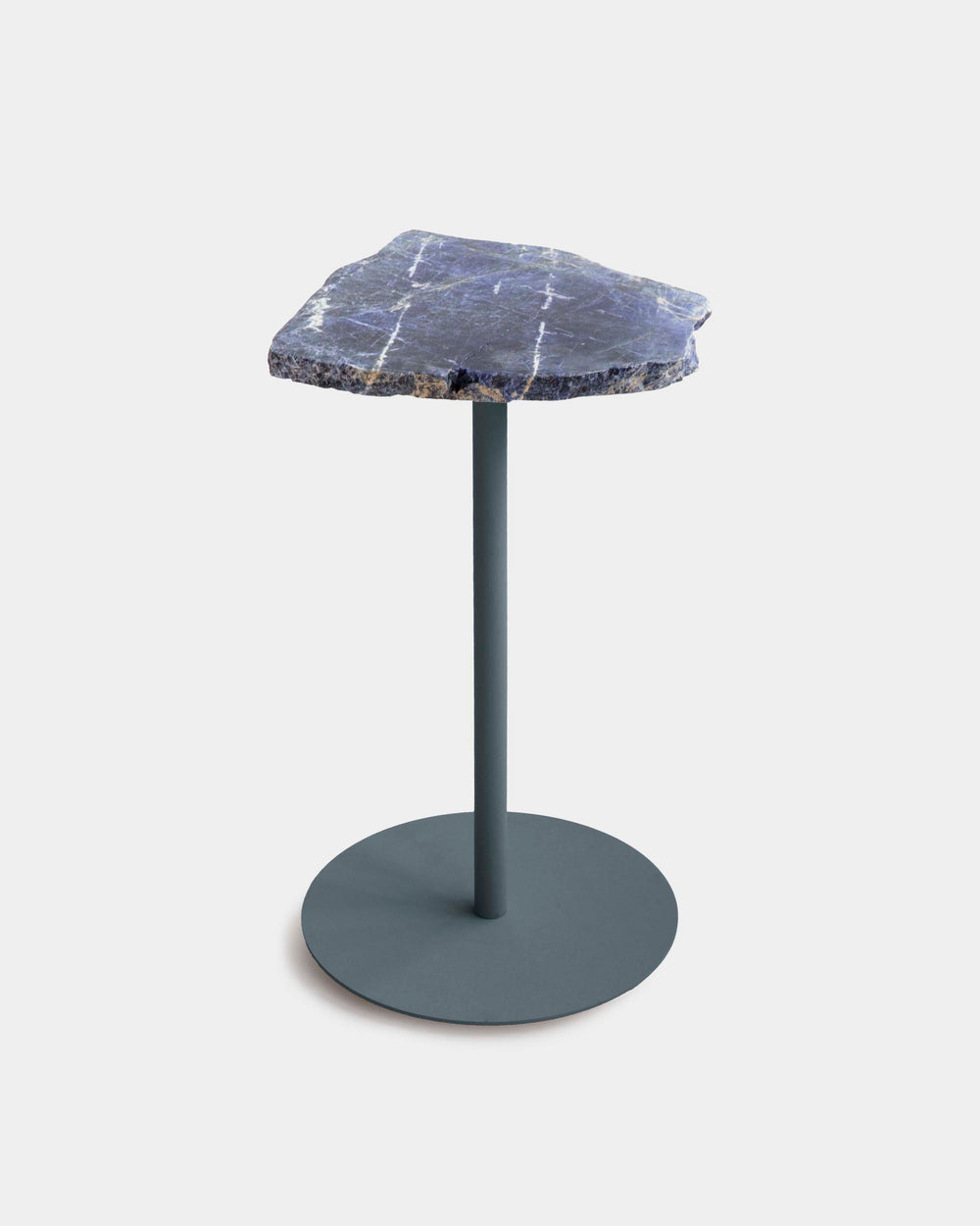 Mesa Lateral Pedra Sodalita 57cm