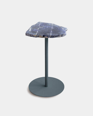 Mesa Lateral Pedra Sodalita 57cm