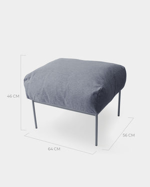 Puff Asa Senna Deep Blue/Azul Névoa