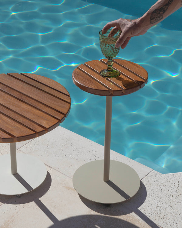 Mesa Lateral Externa 30cm Deck Taupe