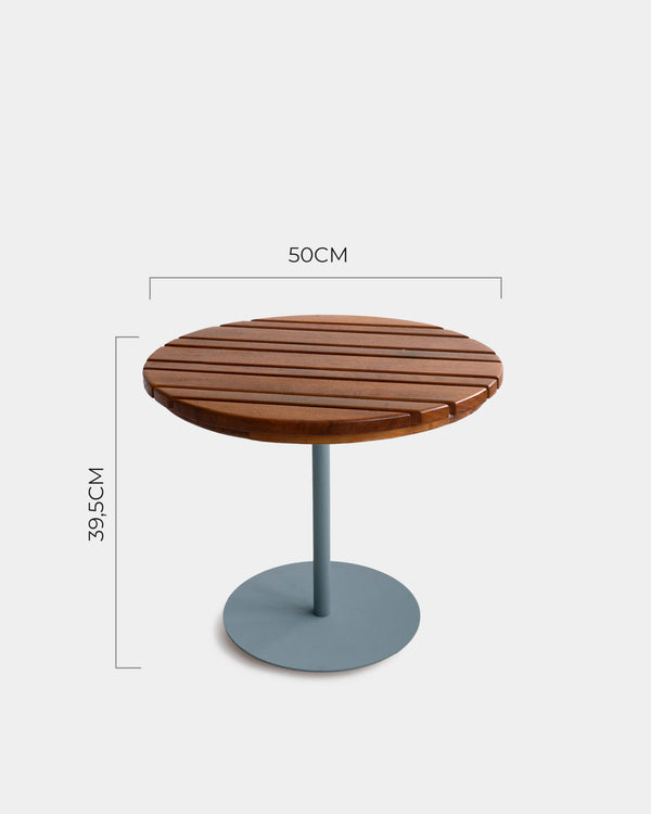 Mesa Lateral Externa 50cm Deck Azul
