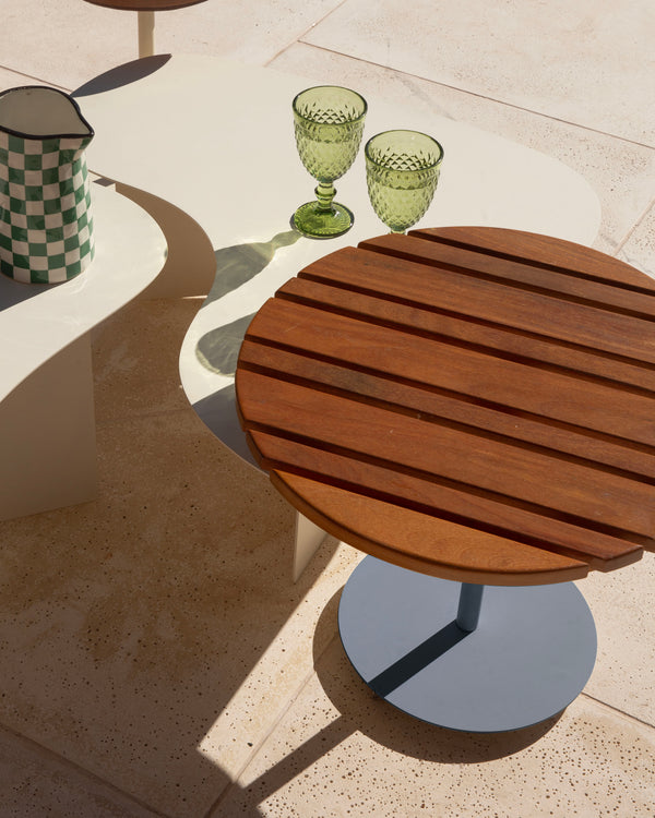 Mesa Lateral Externa 50cm Deck Azul