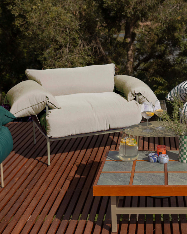 Poltrona Asa Lisa Taupe Externa