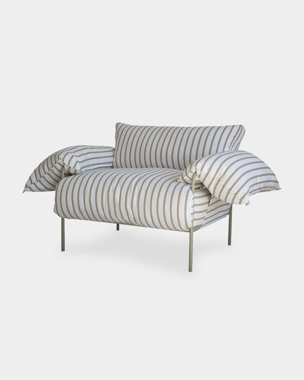 Poltrona Asa Raia Fendi/Taupe