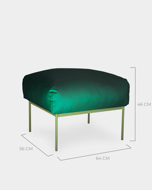 Kit Poltrona Asa Petit e Puff Asa Arizona Floresta/Oliva