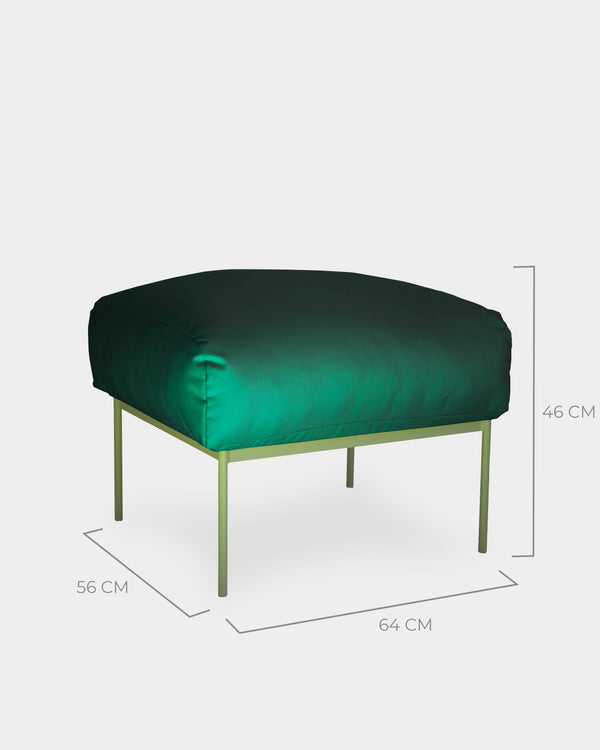 Kit Poltrona Asa Petit e Puff Asa Arizona Floresta/Oliva