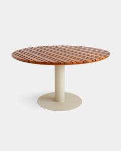 Mesa de Jantar 6 Lugares Externa Deck Taupe