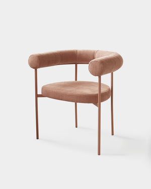 Cadeira Curva Lona Soft Terracota