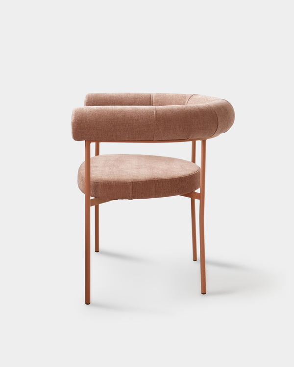 Cadeira Curva Lona Soft Terracota