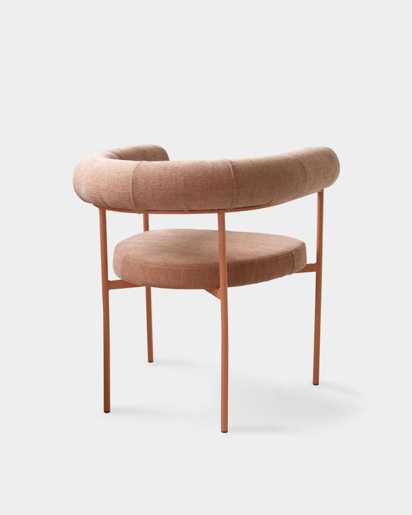 Cadeira Curva Lona Soft Terracota