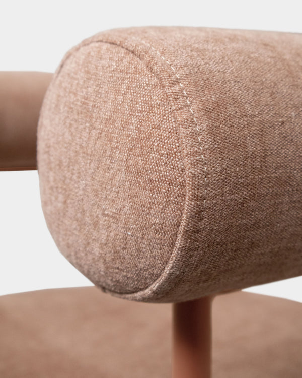 Cadeira Curva Lona Soft Terracota