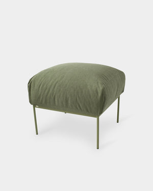 Puff Asa Cotelê Oliva