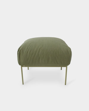 Puff Asa Cotelê Oliva