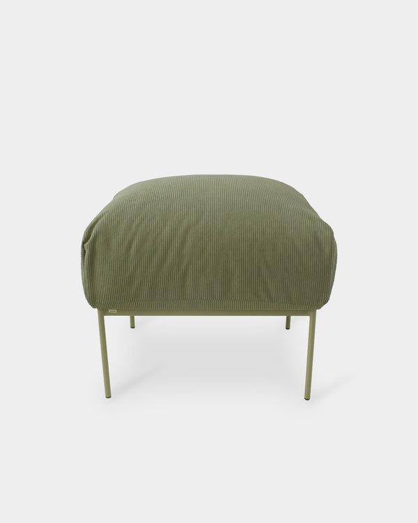 Puff Asa Cotelê Oliva