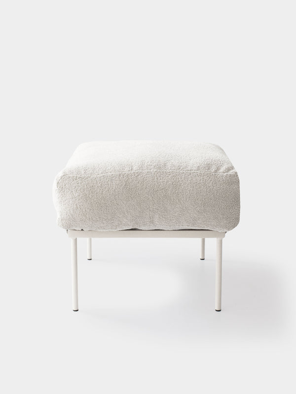 Puff Asa Bouclé Pecora Aveia
