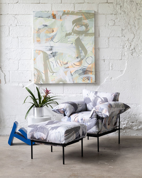 Kit de Poltrona Asa Petit e Puff Asa Bi(o)dimensionalidade