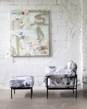 Kit de Poltrona Asa Petit e Puff Asa Bi(o)dimensionalidade