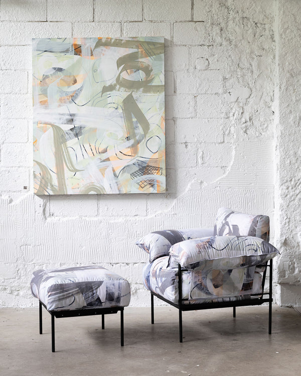 Kit de Poltrona Asa Petit e Puff Asa Bi(o)dimensionalidade