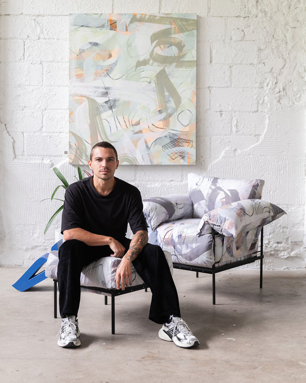 Kit de Poltrona Asa Petit e Puff Asa Bi(o)dimensionalidade