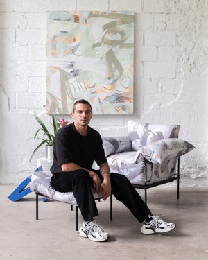 Kit de Poltrona Asa Petit e Puff Asa Bi(o)dimensionalidade