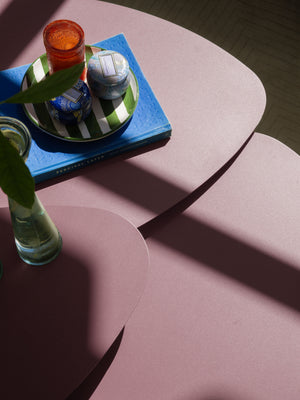 Conjunto de Mesa de Centro Orgânica