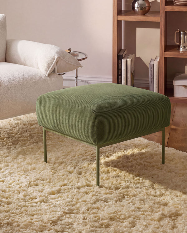 Puff Asa Cotelê Pronta Entrega