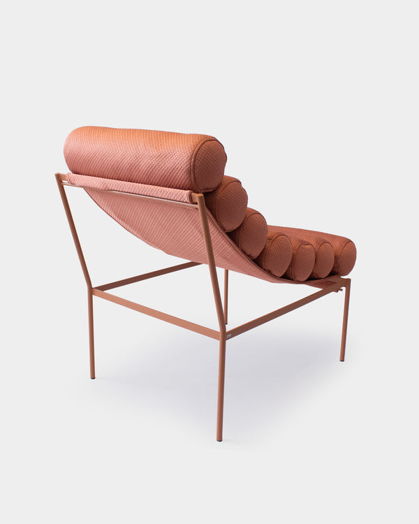 Poltrona Rolos Cestino Terracota/Terracota