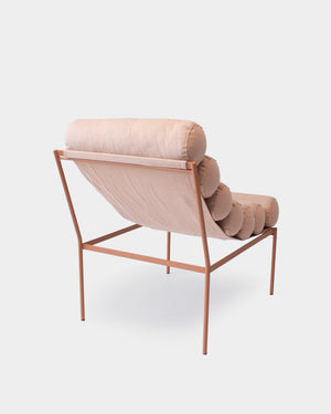 Poltrona Rolos Senna Papaya/Terracota