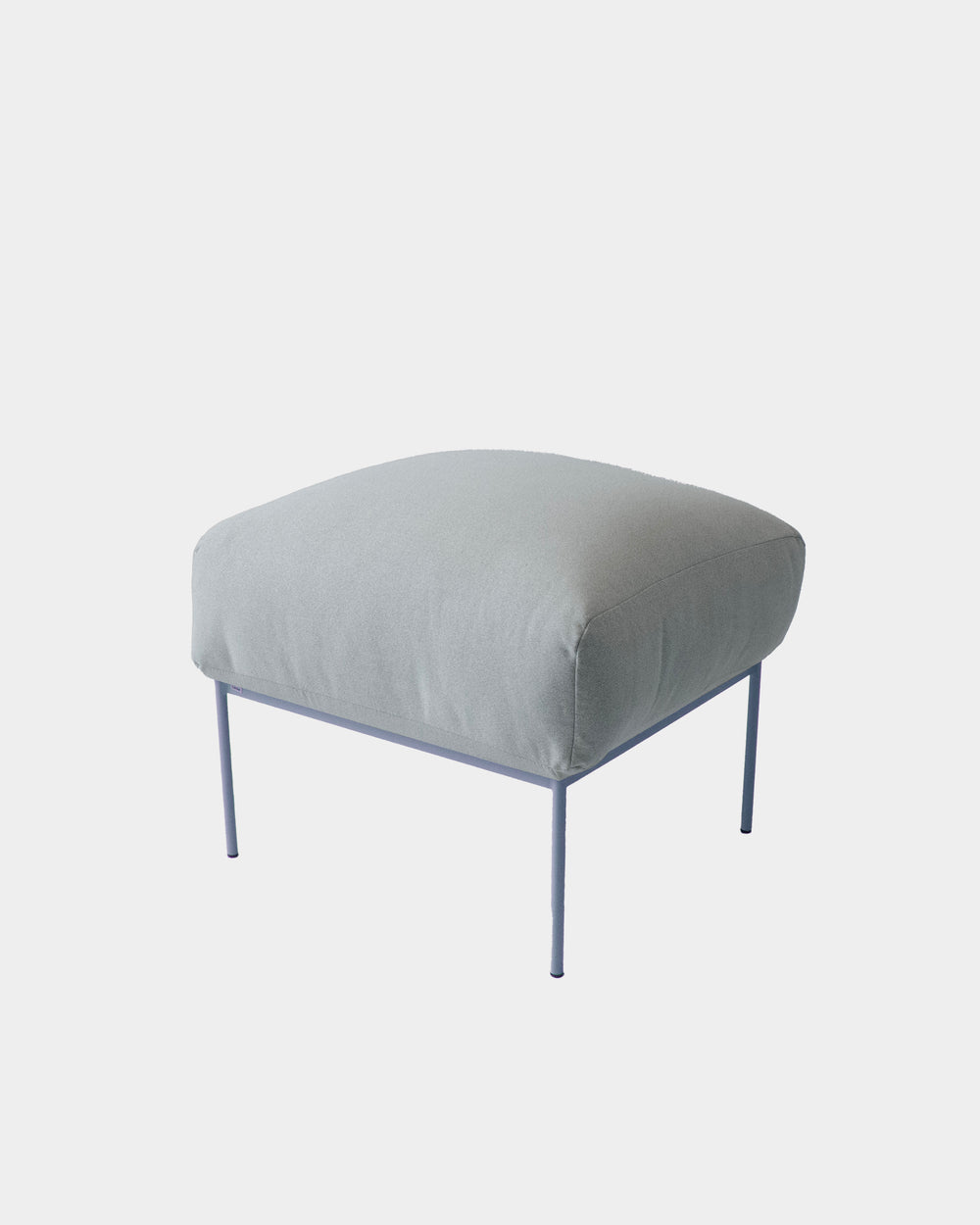 Puff Asa Piemonte Cinza/Azul Névoa