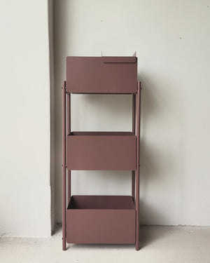 Estante Wire Petit II com 3 Caixas Organizadoras